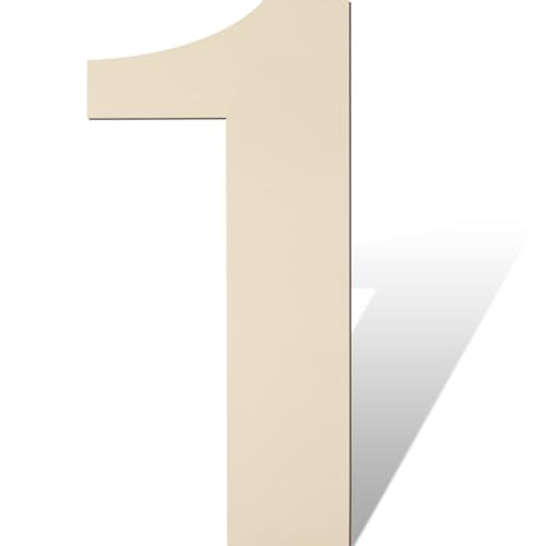 Large Wooden Numbers 17 Inch Unfinished Big Wood Numbers 1 Shape Cutouts for Crafts Blank Wooden Number Cutout Sign for DIY Wall Decor Birthday Wedding Party Decorations Kitchen Room Home Decor - color: 1
