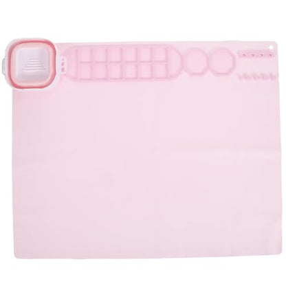 HOMSFOU Silicone Painting Mat for Artists Nonstick Epoxy Silicone Craft Pad Multi Functional Art Mat for Painting Casting Easy to Clean Durable