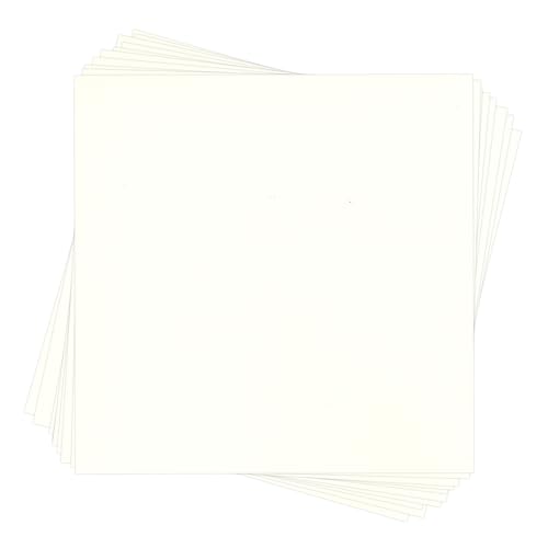 Antique White 15x19 Uncut Premium Mat Board - No Opening - 10 Mats - color: Antique White, size: 10 Mats