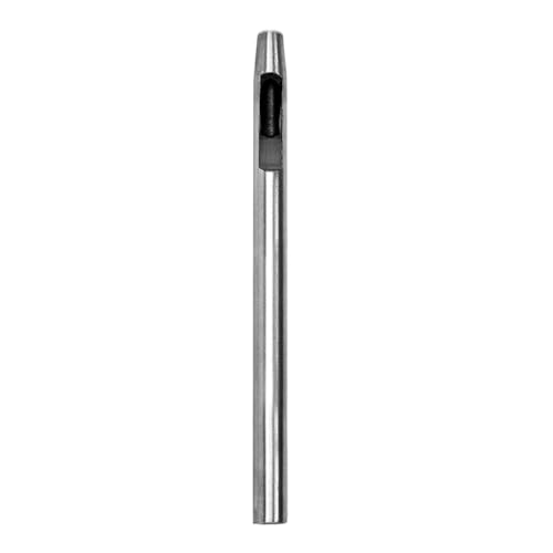 GLRXMX 4mm Carbon Steel Leather Hollow Punch, Heavy Duty Round Hole Punch Tool for Leather Belts Watch Bands Rubber Plastic Crafts & DIY Projects - size: 4mm