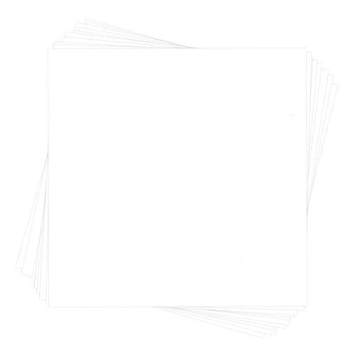 White 15x19 Uncut Premium Mat Board - No Opening - 10 Mats - color: White, size: 10 Mats