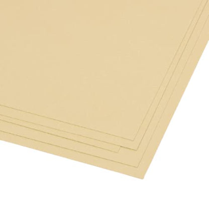 Craftelier - Pack of 5 Double Sided Canvas Texture Cardstock | Perfect Material for Scrapbooking and Craft Projects | Weight 216 grams | Size 30,48 x 30,48 cm (12" x 12") - Vanilla Colour - color: Vanilla