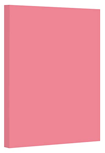 Cherry Pastel Color Card Stock Paper, 67lb Cover Medium Weight Cardstock, for Arts & Crafts, Coloring, Announcements, Stationary Printing at School, Office, Home | 8.5 x 11 | 50 Sheets Per Pack - color: Cherry