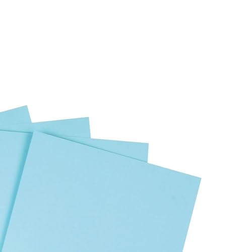 Staples Cover Stock Paper 67 lbs 8.5-Inch x 11-Inch Blue 250/Pack, For Office, School & Home - style: Blue