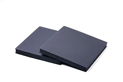 by Big UGGLY High-Density Foam Panels, Closed-Cell Insulation Foam Pads, Black, 12" X 12" X 1" (2 Pack)