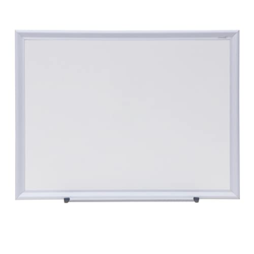 Universal 44618 Dry Erase Board, Melamine, 24 x 18, Aluminum Frame - size: 24"W x 18"H, style: Traditional
