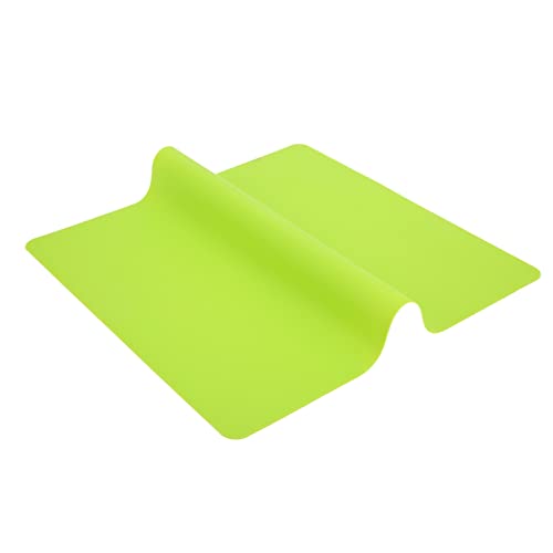 Silicone Craft Mat - Heat, AntiSkid Flexible Mat for DIY Projects, Kitchen, and Crafts (Green) - color: Green