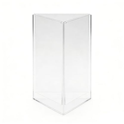 FixtureDisplays® 8.9 X 7.8 X 11.2" 3-Sided Acrylic Sign Holder Fits 8.5 x 11 Inch Signs Tabletop Promotion Sale Signage Holder 19118