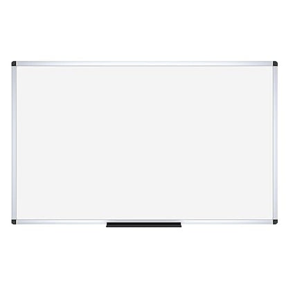 VIZ-PRO Dry Erase Board/Whiteboard, 60 x 48 Inches, Wall Mounted Board for School Office and Home 5' x 4' - size: 60"W x 48"H