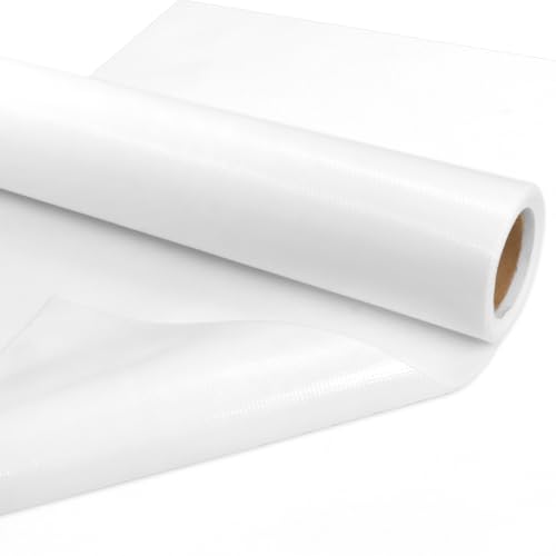 Ceiba Tree White Bulletin Board Paper Roll Non-Woven Fabric 17 in X 12 ft Small Fun Size for Classroom Decor Decorations Back to School Teacher Supplies Essentials Must Haves - color: White