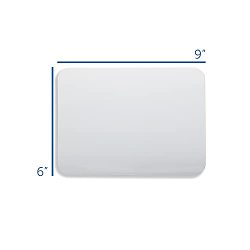Flipside Products 6" x 9" Dry Erase White Boards, Classroom Pack, Single-Sided Lapboard for Class, Reusable for Group Participation - 12 Pack - size: 9"W x 6"H, style: 12 Pack