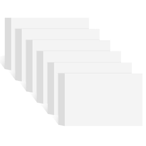 Blank Index Cards 4x6 Inch White Flash Cards Flashcards Heavyweight Note Cards for Studying School Office Supplies, 162 Count - color: 4x6 white
