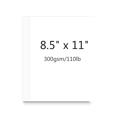 Cover Cardstock Paper, Heavy Card Stock for Printer, Card Stock Paper for Invitations, Scrapbooking, Crafts, Diy Cards, Decoration, Drawing (White, 100P) - color: White, size: 100P