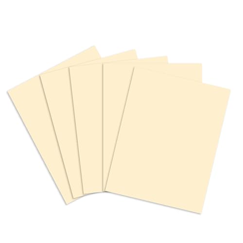 Staples Cover Stock Paper 67 lbs 8.5-Inch x 11-Inch Ivory 250/Pack, For Office, School & Home - style: Ivory
