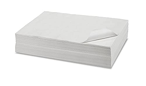 White Craft Paper - 100 Sheets of 18" x 24"; Ideal for Paints, Wall Art, Easel Paper, Gift Wrapping Paper and Kids Crafts - Made in USA