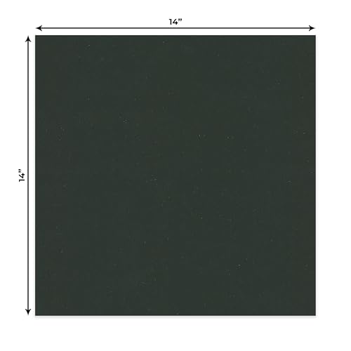 Poster Palooza Textured Black 14x14 Uncut Mat Board - Blank Sheets, No Opening - 50 Mats - color: Textured Black, size: 50 Mats