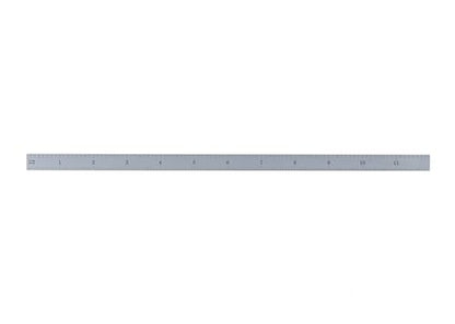 PEC Tools Steel Rule, 12 Inch, Flexible, 4R (1/8",1/16",1/32",1/64") Satin Chrome Finish, Made in USA - color: Carbon Steel-Flexible, size: 12"