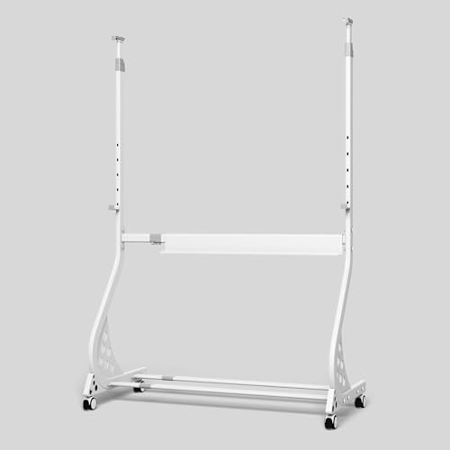Glass White Board Stand, with Wheels, Height & Width Adjustable Universal Mobile Stand for Whiteboard/Glass Board, Ideal for Office, Classroom,Home Studio - Teachers, Professionals, Artists | , Height and Width Adjustable Universal White Board Holder Base