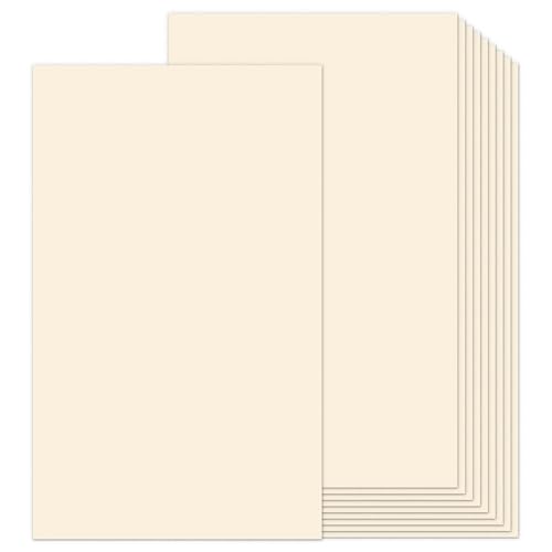 8.5x14 Cream Cardstock, 65lb Legal Size Card Stock 100 Sheets, Goefun Heavyweight Cardstock Printer Paper for Arts and Crafts, Posters, Brochures, Menus, Cards, Covers - color: cream, size: 8.5x14-65lb
