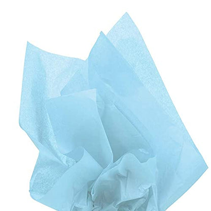 JAM PAPER Tissue Paper - Baby Blue - 10 Sheets/Pack - color: Baby Blue, size: 10 Count (Pack of 1)