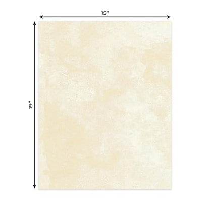 Earthen Off White 15x19 Uncut Premium Mat Board - No Opening - 25 Mats - color: Earthen Off White, size: 25 Mats