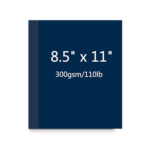 Blue Cover stock Paper 8.5 x 11, Heavy Card Stock for Printer, Card Stock Paper for Invitations, Scrapbooking, Crafts, Diy Cards, Decoration, Drawing (Blue, 25P) - color: Blue, size: 25P