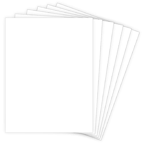 25 Sheets Heavyweight White Cardstock 110lb 8.5x11, White Card Stock 300 GSM Thick Paper for Arts and Craft, Drawing, DIY Projects