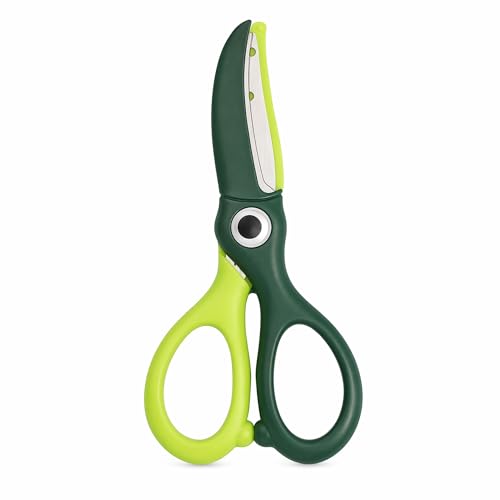 Adaptive Scissors Training Scissors with Covered Cutting Edge Adaptive Adapted Craft Tool Suitable for Paper Cutting Art Projects Activities Home Learning
