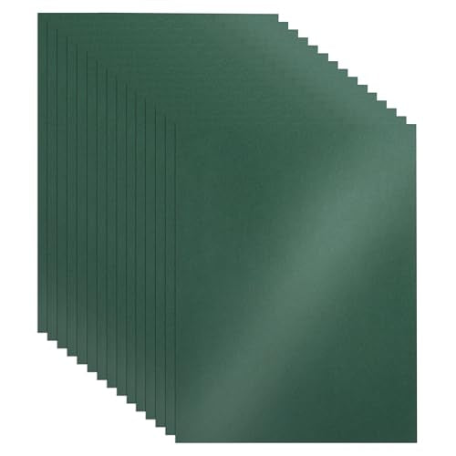 Guakicae 100 Sheets Dark Green Shimmer Cardstock 8.5 x 11 Scrapbook Paper, 92lb Premium Invitation Paper Card Stock for Wedding, Crafting, Greeting Cards, Making Cards, Birthday Decorations - color: Green, size: 100 Sheets