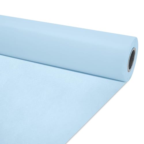 Light Blue Bulletin Board Paper Roll,14.8FTx47IN Large Reusable Waterproof Erasable Classroom Wall Background Backdrop, Fade-Resistant Fabric Wrapping Paper School Decors Teacher Supplies - color: Light Blue