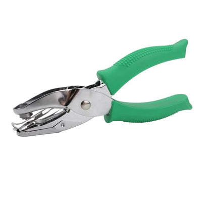 1/4 Inch Flower Shaped Hole Puncher, Handheld Single Hole Paper Punch, One Hole Paper Punch for DIY Craft Paper Scrapbook Puncher Hand Tool - style: Flower