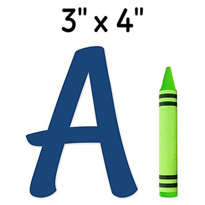 CTP Stylish Blue Punch-Out Letters for Classroom – Essential Homeschool Supplies – Top Back To School Supplies 8578