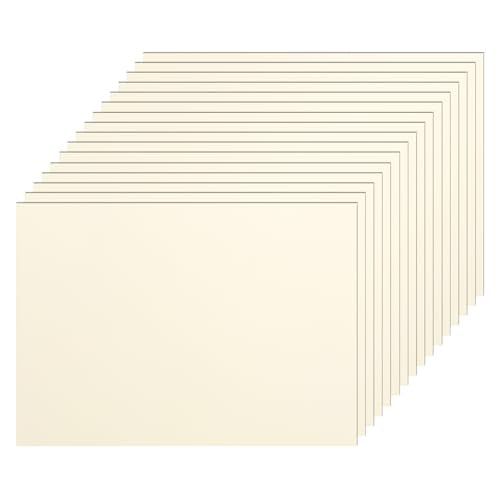 Silunkia 80 Sheets Cream Cardstock 5 x 7 Ivoey Paper, 250gsm/92lb Heavyweight Off White Card Stock Crafting Paper for DIY Cards Making, Anniversary, Wedding Invitations, Notecards, Drawing - color: Cream, size: 5x7-80pcs
