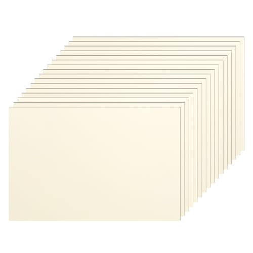 Silunkia 80 Sheets Cream Cardstock 4 x 6 Off White Paper, 250gsm/92lb Thick Ivory Card Stock Printer Paper for DIY Cards Making, Business Cards, Invitations, Certificates, Birthday Decorations - color: Cream, size: 4x6-80pcs