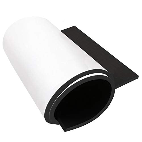 Dualplex Neoprene Sponge Foam Rubber Roll Adhesive, 15X60 Inches X 1/4" Thick, Perfect Cosplay Padding, DIY Project Sheet | Easy Cut Adhesive Multi-Function Soundproof Rubber Foam Sheet - size: 15X60 Inches X 1/4" Thick