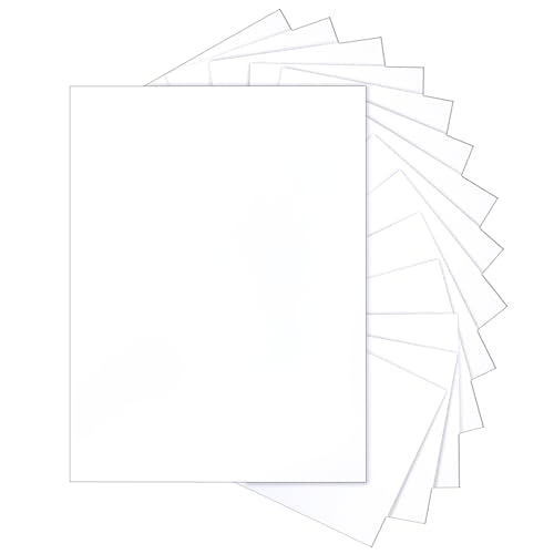 Silunkia 40 Sheets White Cardstock 8.5 x 11 Printer Paper, 75lb White Paper Card Stock for DIY Card Making, Thank You Cards, Business Cards, Wedding Invitations, Certificates, Menus - color: White