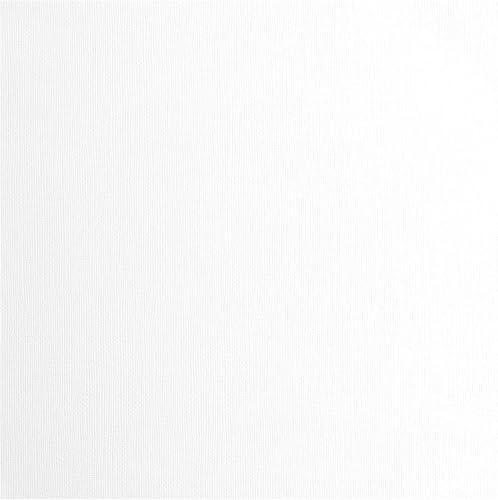 20Sheets White Linen Textured Cardstock Paper, 12x12 80Lb 230GSM Card Stock Paper for Cricut Card Making - color: white, size: 12 x 12