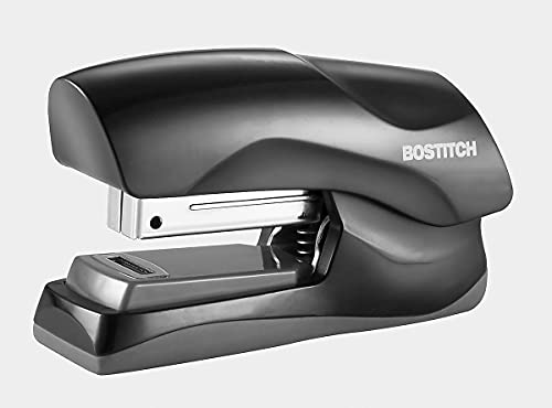 Bostitch Office Heavy Duty Stapler, 40 Sheet Capacity, No Jam, Half Strip, Fits into the Palm of Your Hand, For Classroom, Office or Desk, Black - color: Black, style: Compact