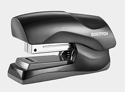 Bostitch Office Heavy Duty Stapler, 40 Sheet Capacity, No Jam, Half Strip, Fits into the Palm of Your Hand, For Classroom, Office or Desk, Black - color: Black, style: Compact