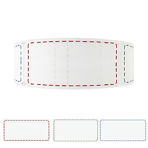 1000 Removable Freezer Labels, 1x2 inches Water Oil Waterproof No Residue Kitchen Food Label Stickers to Write on for Bottles Canning Refrigerator Containers Spice Jars Organization Storage, 3 Color - size: 1000pcs 1" x 2"