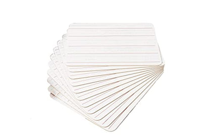 Charles Leonard Magnetic Dry Erase Board Classroom Pack - Mini Lapboard School Supplies – Set of 12 Two-Sided Plain/Lined Dry Erasable White Boards, 9x12 Inches (35135-12) - color: Plain & Lined, size: 9" x 12" (12-Pack), style: 2-sided Magnetic