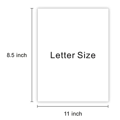 25 Sheets Heavyweight White Cardstock 110lb 8.5x11, White Card Stock 300 GSM Thick Paper for Arts and Craft, Drawing, DIY Projects