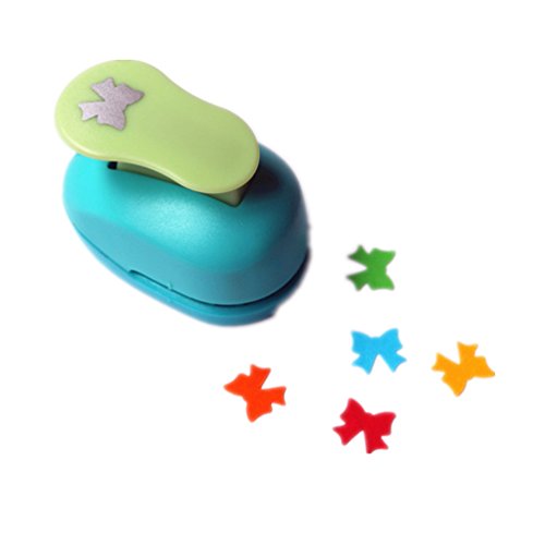 ODETOJOY Bowknot Handheld Scrapbooking Punch Cutter – Album Cards Paper Crafts Puncher for DIY Decor, Scrapbook, Greeting Cards & Party Supplies - size: Bowknot