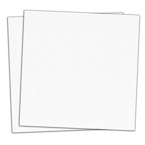 25 Pieces, (110 lb/300 gsm) - White Cardstock 12 x 12, Large Heavy Thick Card Stock Paper, Heavyweight 12x12 - color: White, size: 12 x 12 inches (25 Sheets)