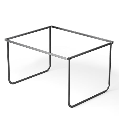 Legal and Letter Size Hanging File Folder Frame,Hanging File Folder Holder for Desktop Organizer,Metal Rack for Filing Cabinet and File Drawer,12.4” Wide x 15.3” Long x 9.4" Height,Black