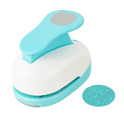 1.18 inch Circle Punches 30mm Hole Punch Circle Cutter for Paper Crafts Scrapbooking Handmade Paper Punch Paper Circles Greeting Cards,Cardstock, DIY Albums Photos,Card Making 30mm Circular - size: 1.18 inch Blue