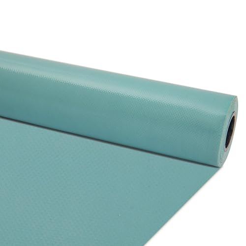 Blue Bulletin Board Paper Roll,14.8FTx47IN Large Reusable Waterproof Erasable Classroom Wall Background Backdrop, Fade-Resistant Fabric Wrapping Paper School Decors Teacher Supplies - color: Serene Blue