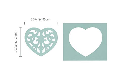 Bira 1.5 inch Silhouette Craft Lever Punch for Scrapbooking Cards Paper Arts (Vine Heart) - size: 1.5 inch Vine Heart