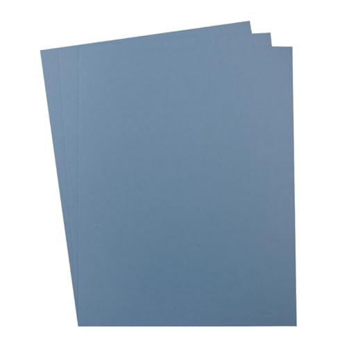 30 Sheets Cardstock Paper 8 1/2 x 11 Inches, Dusty-Blue | For Crafts and Invitations - color: Dusty-Blue