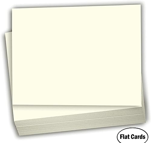 Hamilco Cream White Cardstock Paper 6x9 Blank Index Cards Card Stock 100lb Cover 100 Pack - size: 6" x 9"